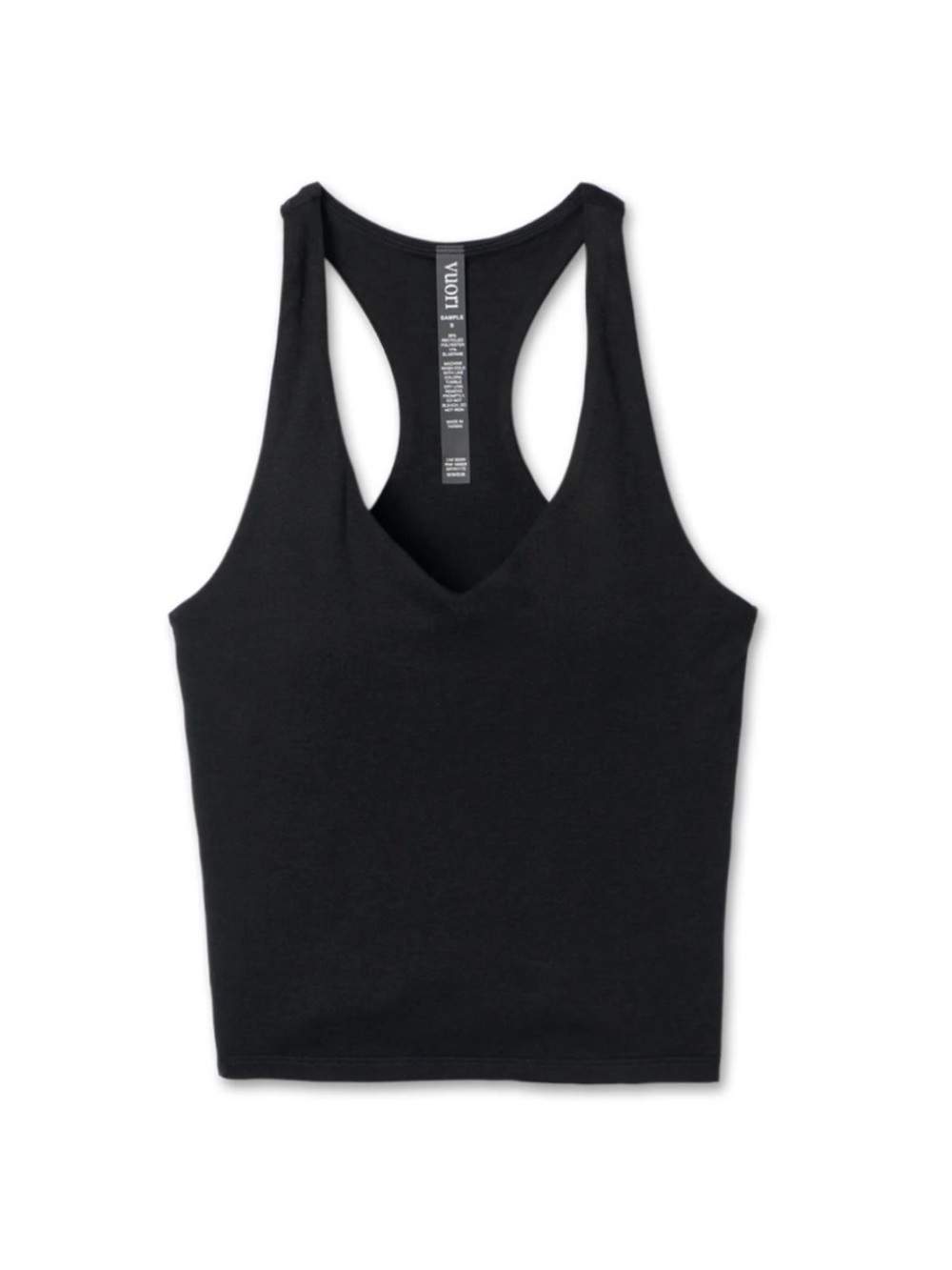 Vuori Black Racerback Sports Bra Tank